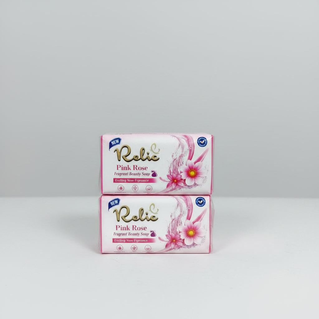 Relic Beauty Bar - PINK ROSE - 6 Pcs × 60g