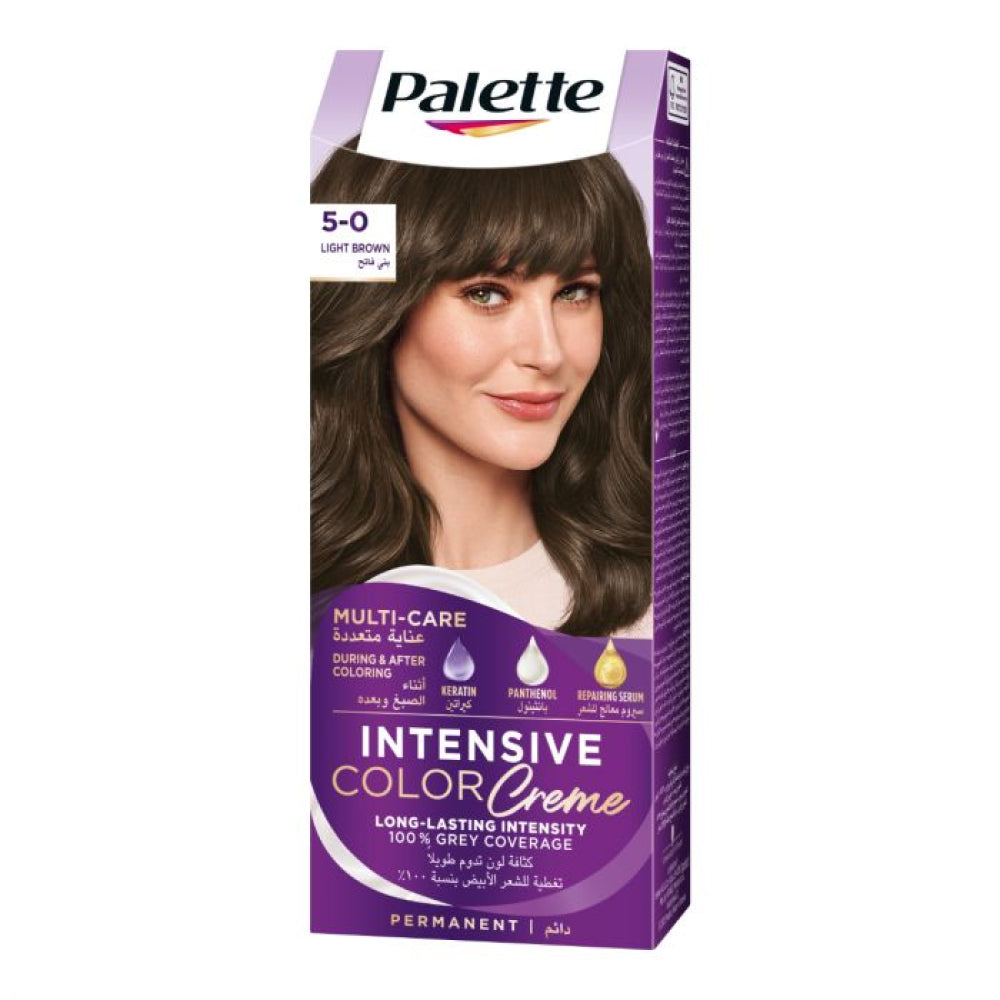 Palette Hair Color 5-0 Light Brown - 50ml