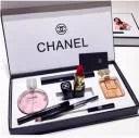 Chanel 5 In 1 Gift Set Makeup Perfume Box  - Dubai - 100% Original Testers