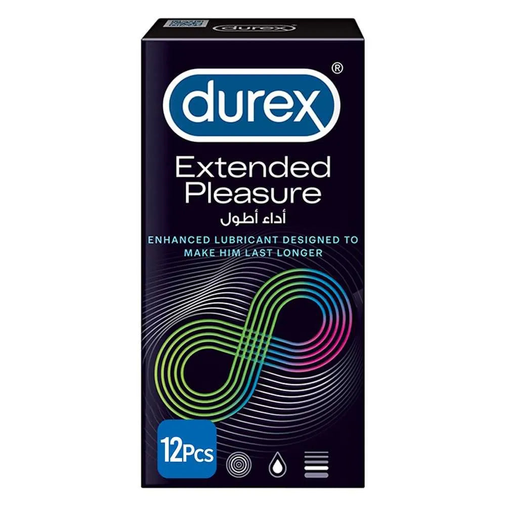 Durex Extended Pleasure Condoms 12-Pack