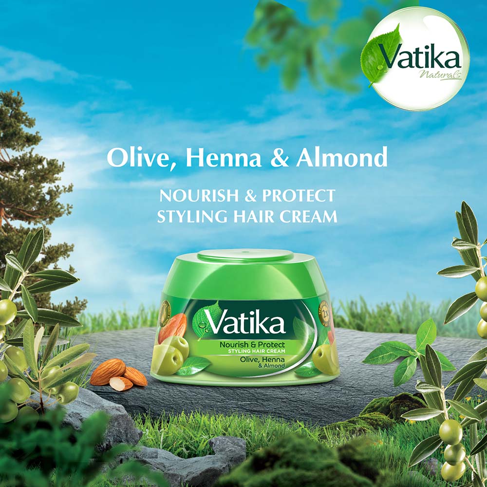 Vatika Naturals Nourish & Protect Styling Aloevera Hair Cream 140ml