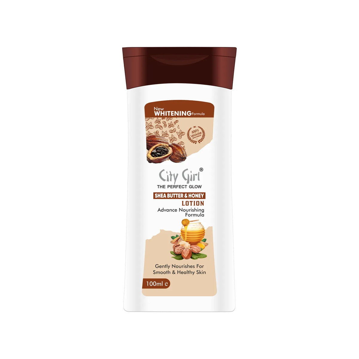 City Girl Shea Butter & Honey Moisturizing Lotion - 100ml