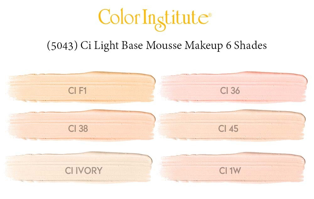 Color Institute Light Base, Mousse Foundation