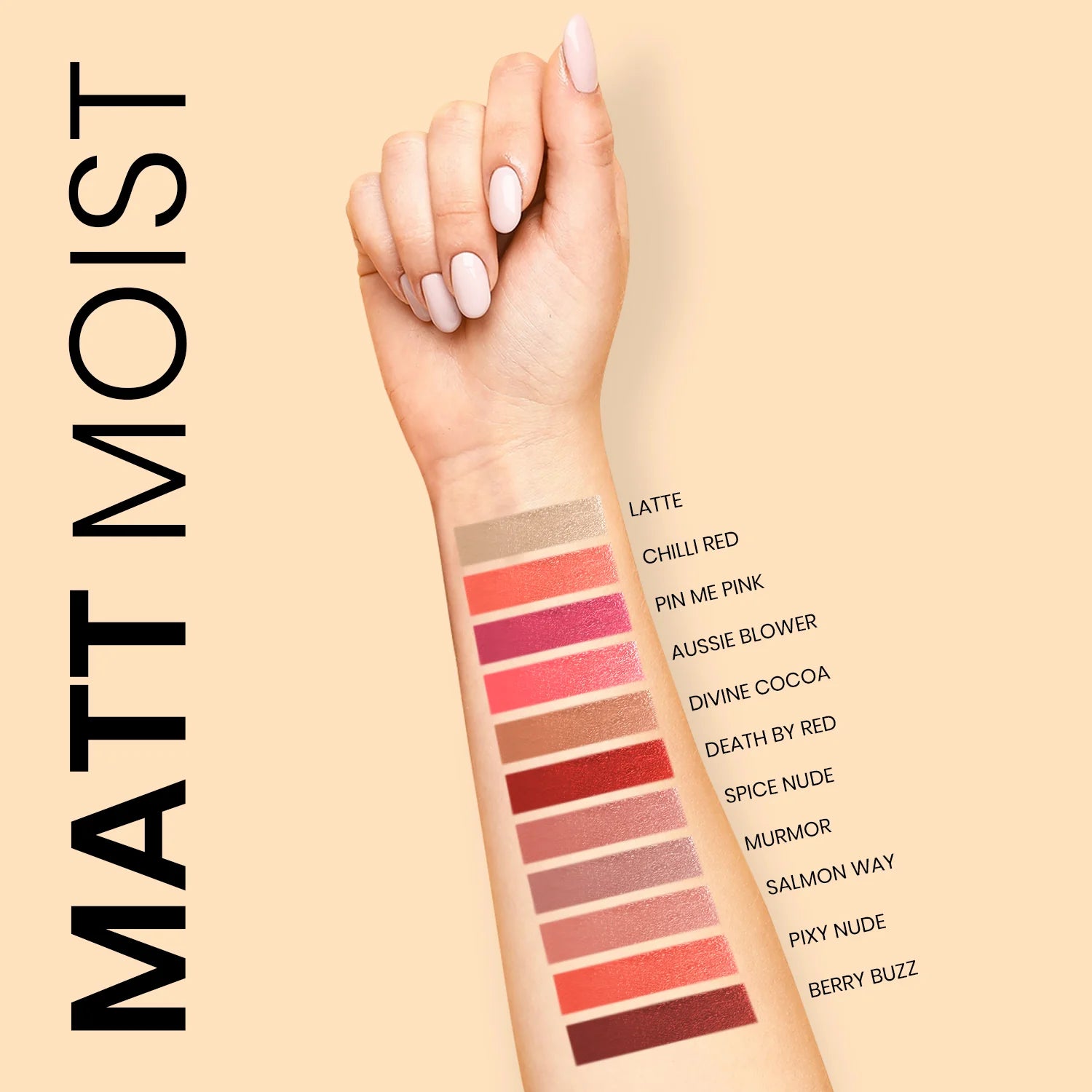 ST London - Matt Moist Long-Lasting Lipstick