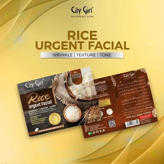 City Girl Rice Urgent Facial