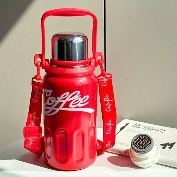 Stainless Steel Vacuum Coffee Thermos - 800ml