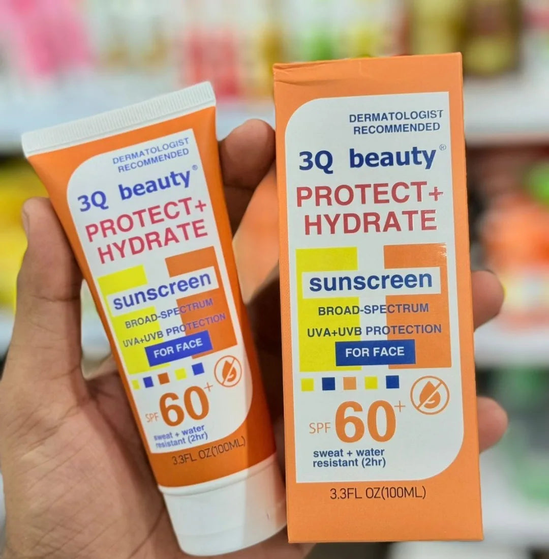 3Q Beauty Protect+Hydrating Sunblock SPF 60 - 100ml