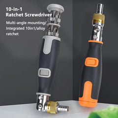 10 in 1 Multi-Angle Ratchet Screwdriver Multifunctional Repair Tools