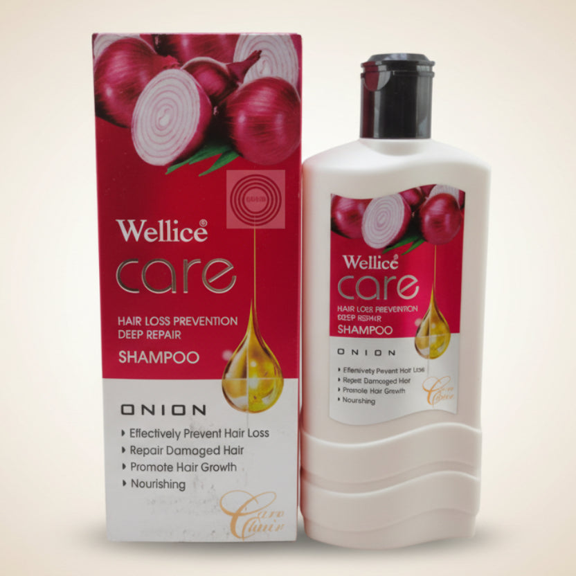 Wellice Onion Care Hair Loss Prevention Shampoo - 400ml