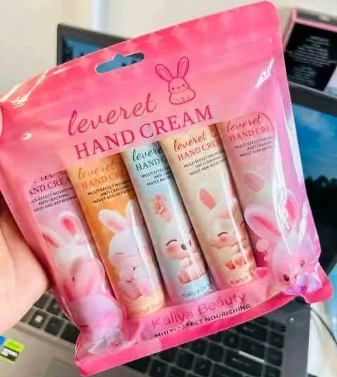 Kaliya Beauty 5 Pcs Leveret hand cream - Each 30g