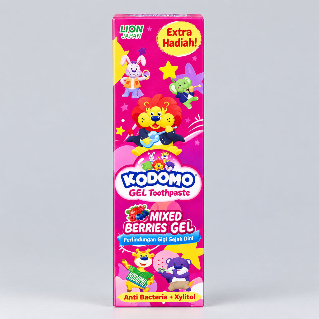 Lion Kodomo Mixed Berries Gel Toothpaste - 45g