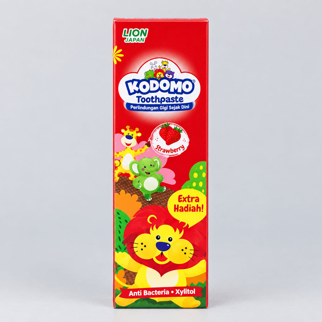 Lion Kodomo Strawberry Flavour Children's Toothpaste - 45g