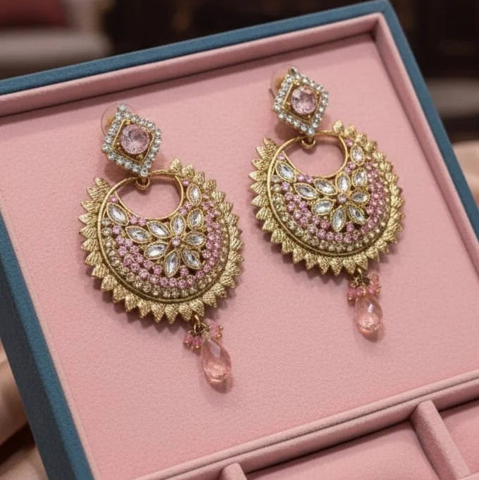 Rajwari + Kundan + Stone Earring Mix Collection
