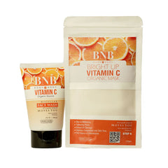 BNB Bright up Vitamin C Mask - 120gm & Face Wash - 120ml