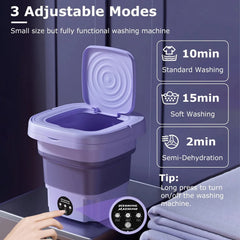 Portable Folding Washing Machine With Sensor