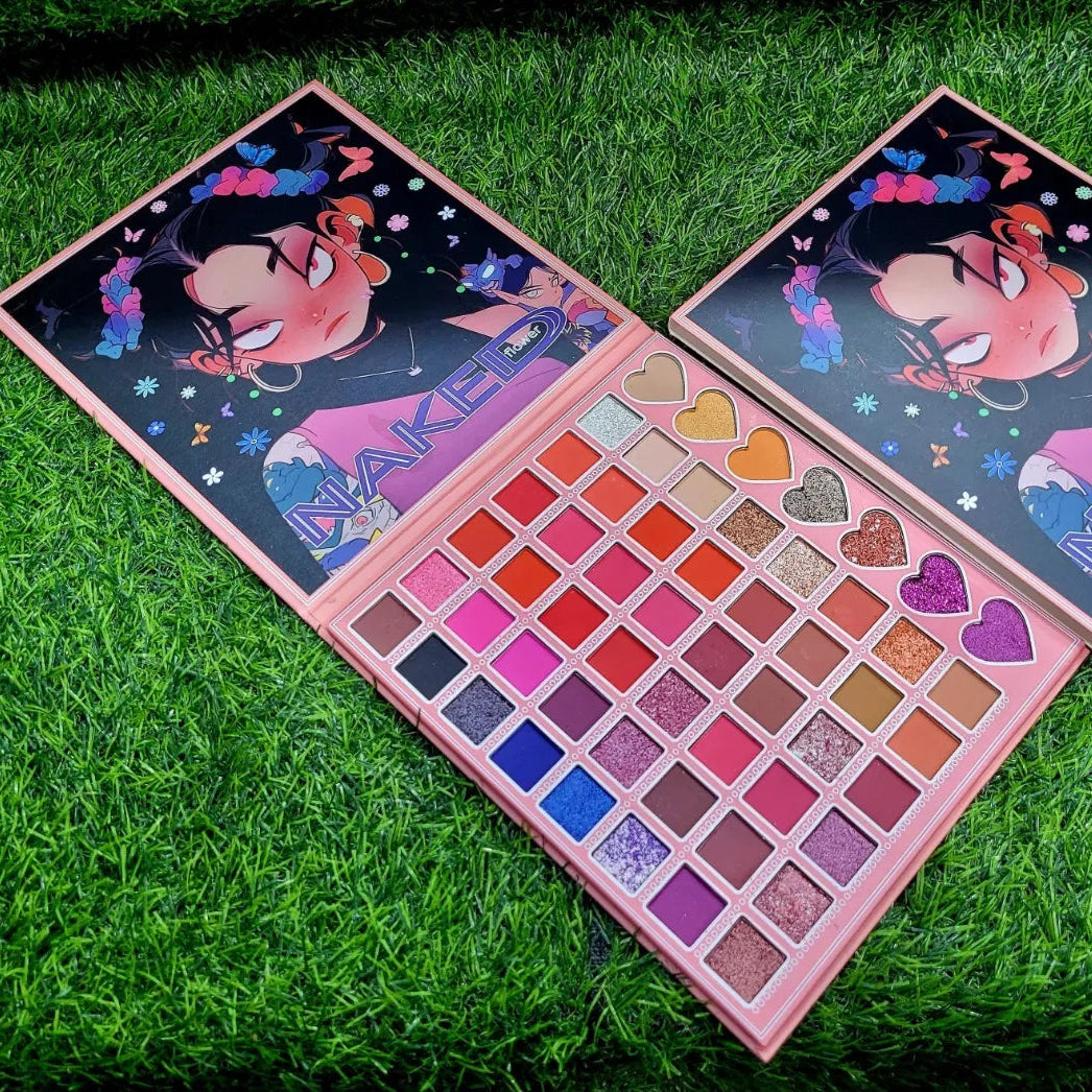 55 Colors Naked Shimmer & Nude Eyeshadow Palette