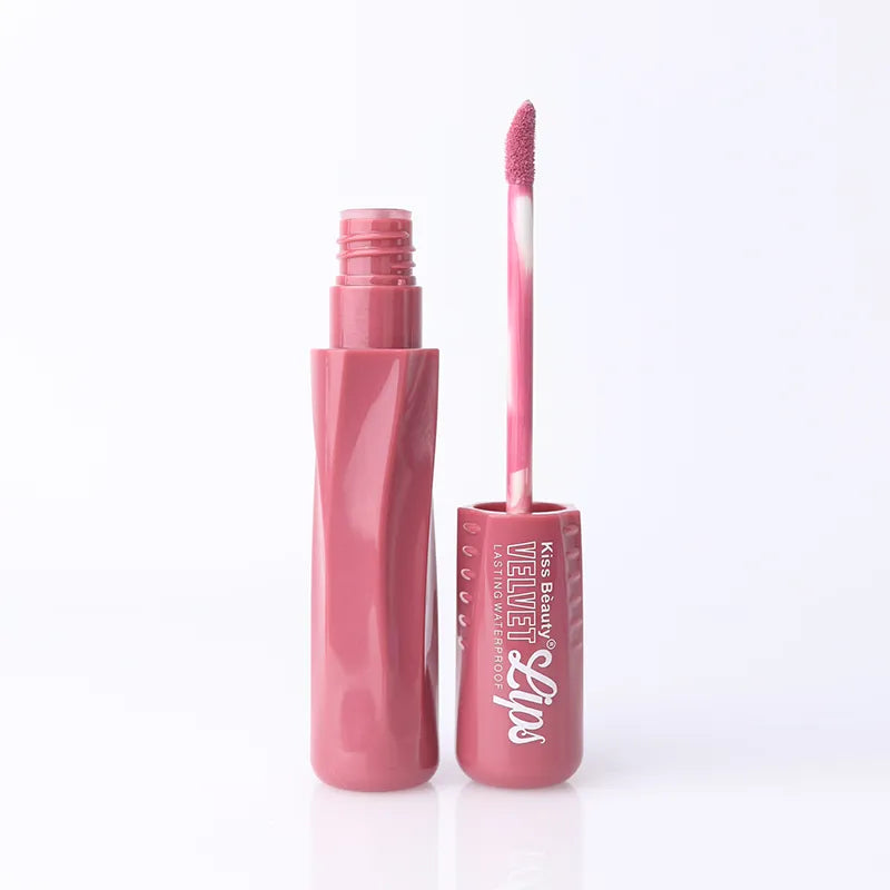 Kiss Beauty Velvet Long Lasting  Waterproof Lipgloss