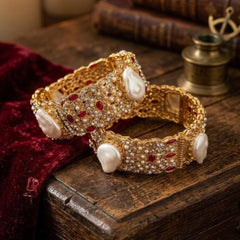 Stainless Steel ornate Turkish-style openable bangle - Each