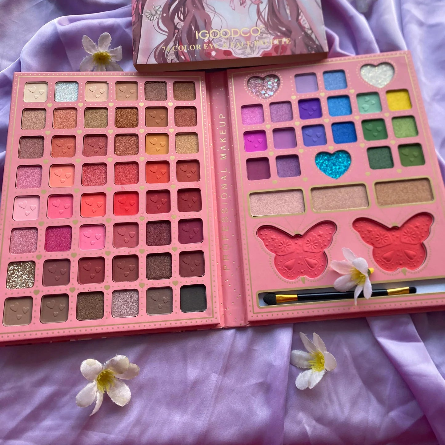 Colorful Butterflies 72 Colors Eyeshadow