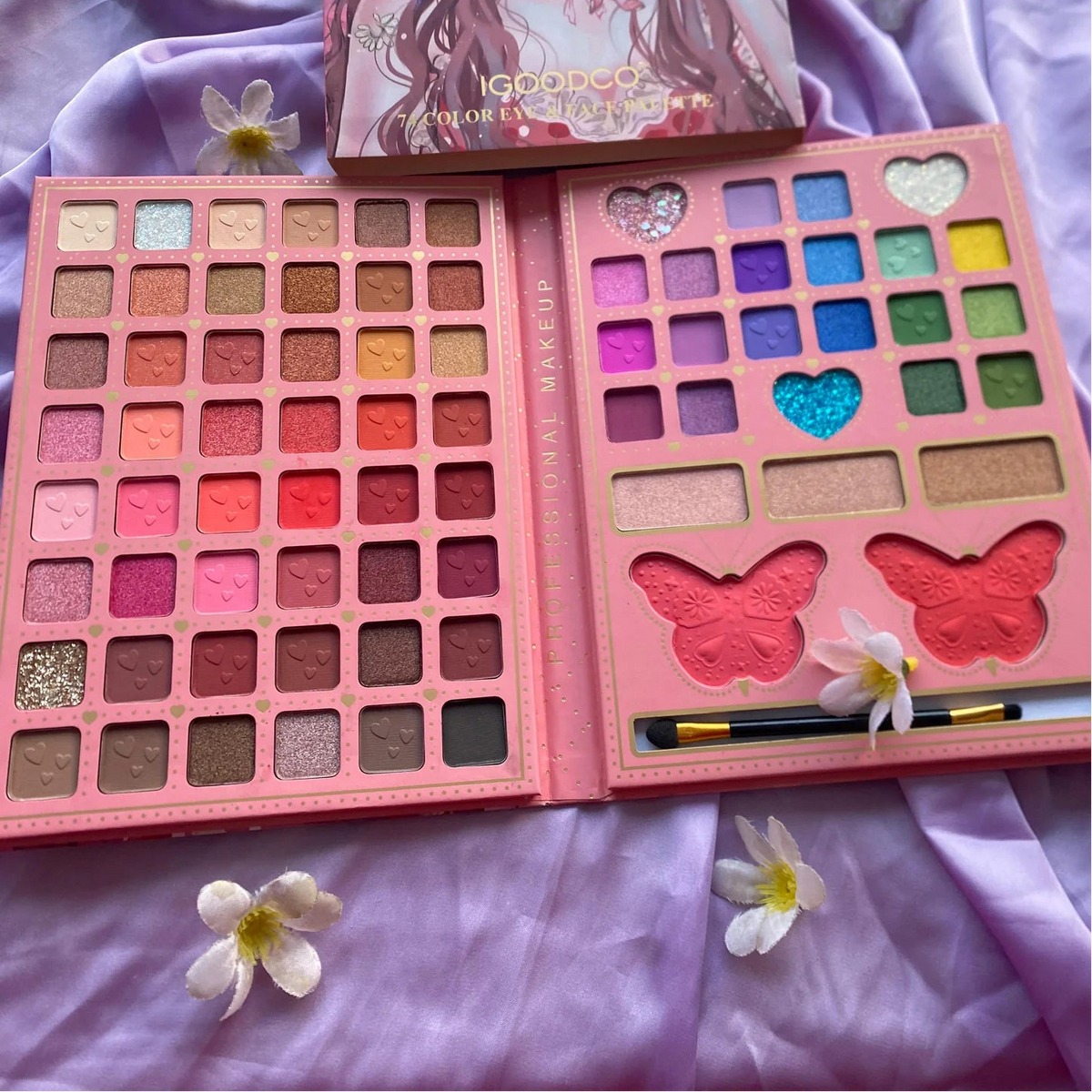 Colorful Butterflies 72 Colors Eyeshadow