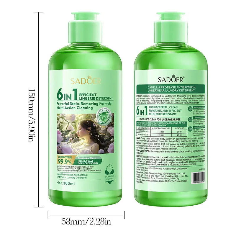 SADOER 6-in-1 Efficient Lingerie Detergent - 300ml