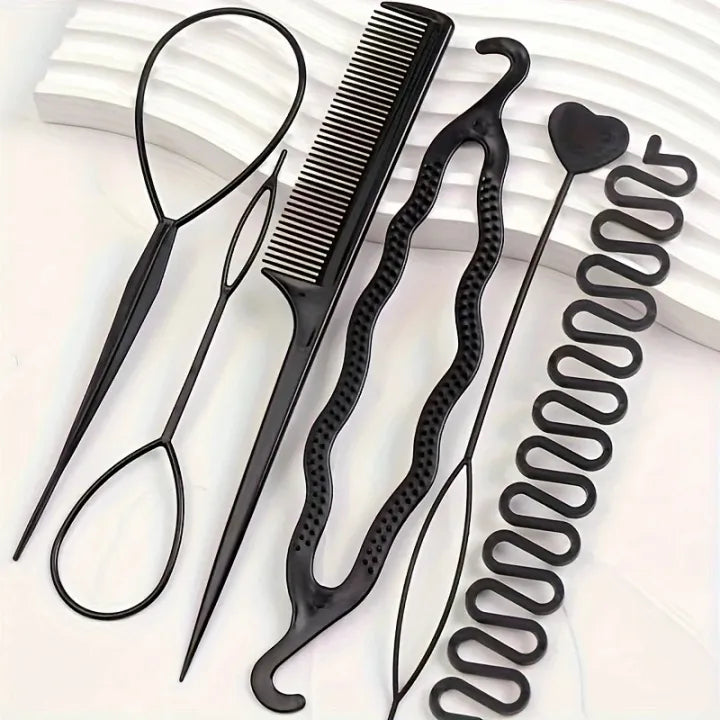 Hair Braiding Tools Set (Pack of 6)