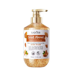 Sadoer Sweet Almond Scrub Moisturising Body Wash – 500ml