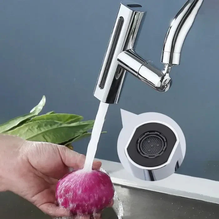 Universal Kitchen Waterfall Faucet -  4-Mode Nozzle for Kitchen Sink