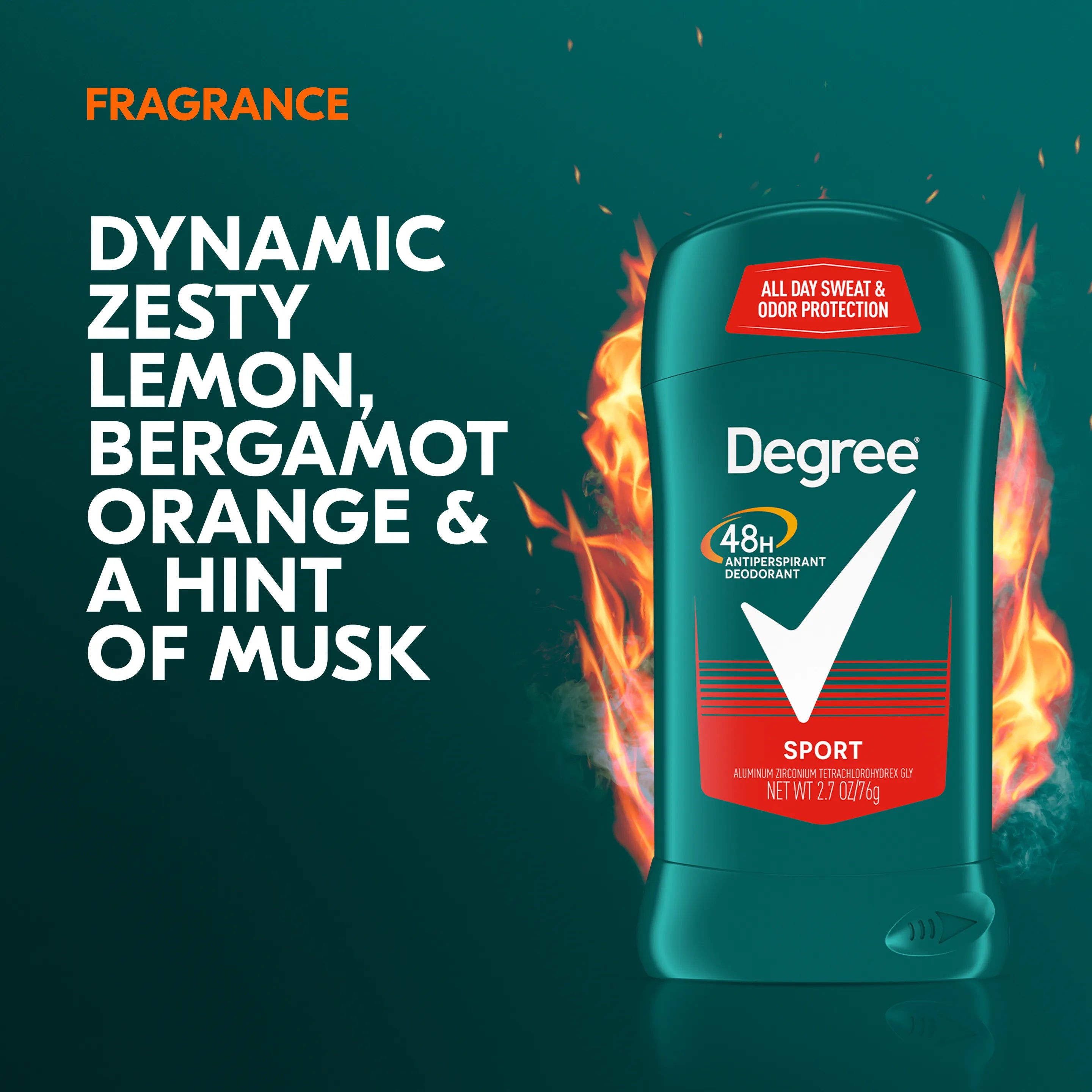 Degree Sport Antiperspirant Deodorant Stick - 76g