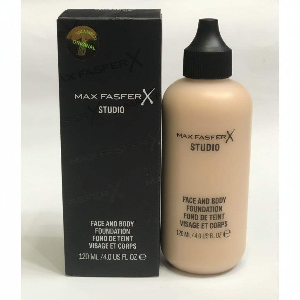 Max FasferX Studio Face and Body Foundation - 120ml