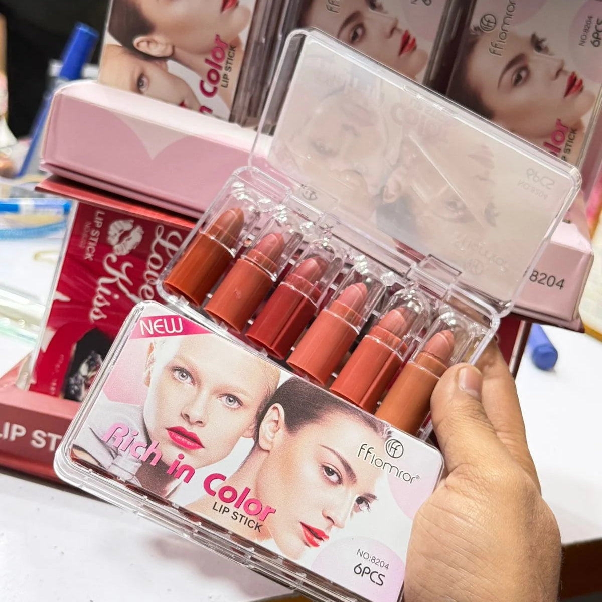 Fflomror Rich In Color 6 Pcs Lipsticks