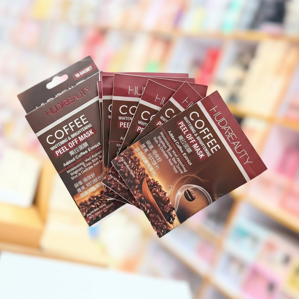 Huda Beauty Coffee Peel-Off Mask - 10Pcs