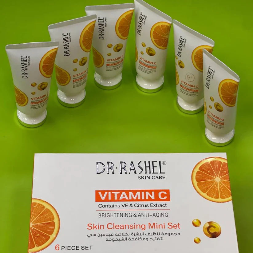 Dr Rashel Vitamin C Skin Cleansing Mini Set (Pack of 6)