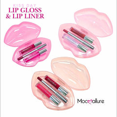 Mocallure 3 in 1 Kiss Day Lipgloss & Lip Liner