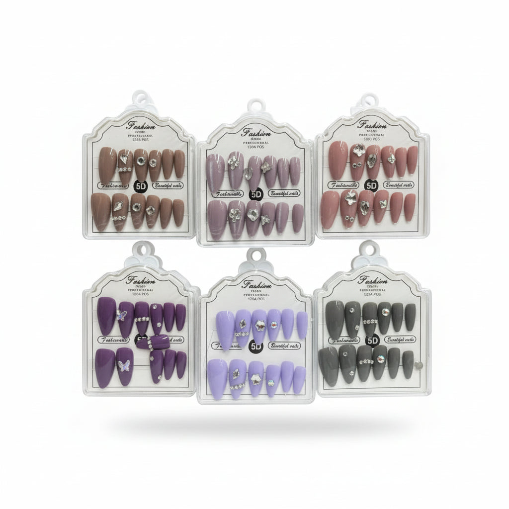 Fashion 5D Rhinston Style Nails