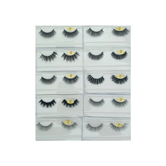 Glamorous Face 5D Mink Hair Eyelashes 10 Pieces GF 8069