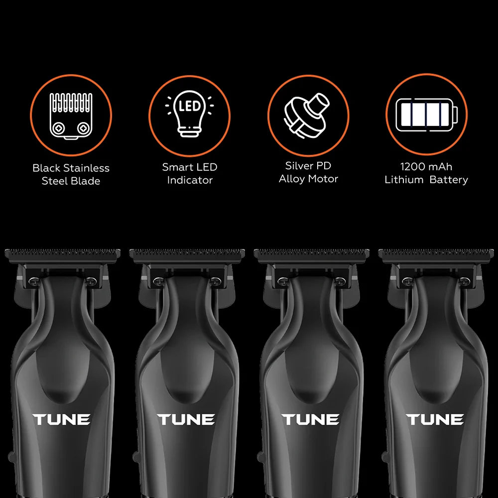 Tune Premium Hair Trimmer Black - TR403