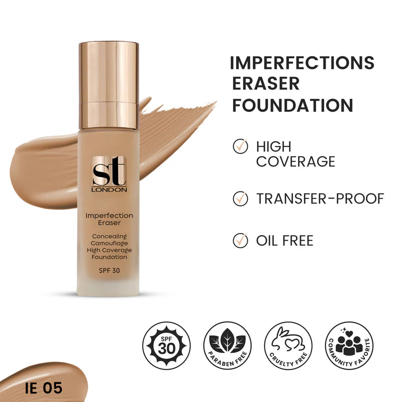 ST London Imperfection Eraser Concealing Foundation, SPF 30