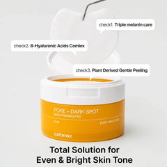 Celimax Pore + Dark Spot Brightening Pad - 40pcs