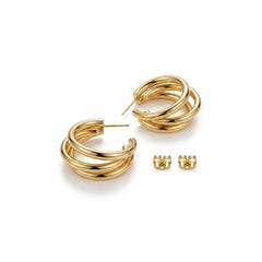 Stainless steel Triloops - Studs / Earrings - Each Pair
