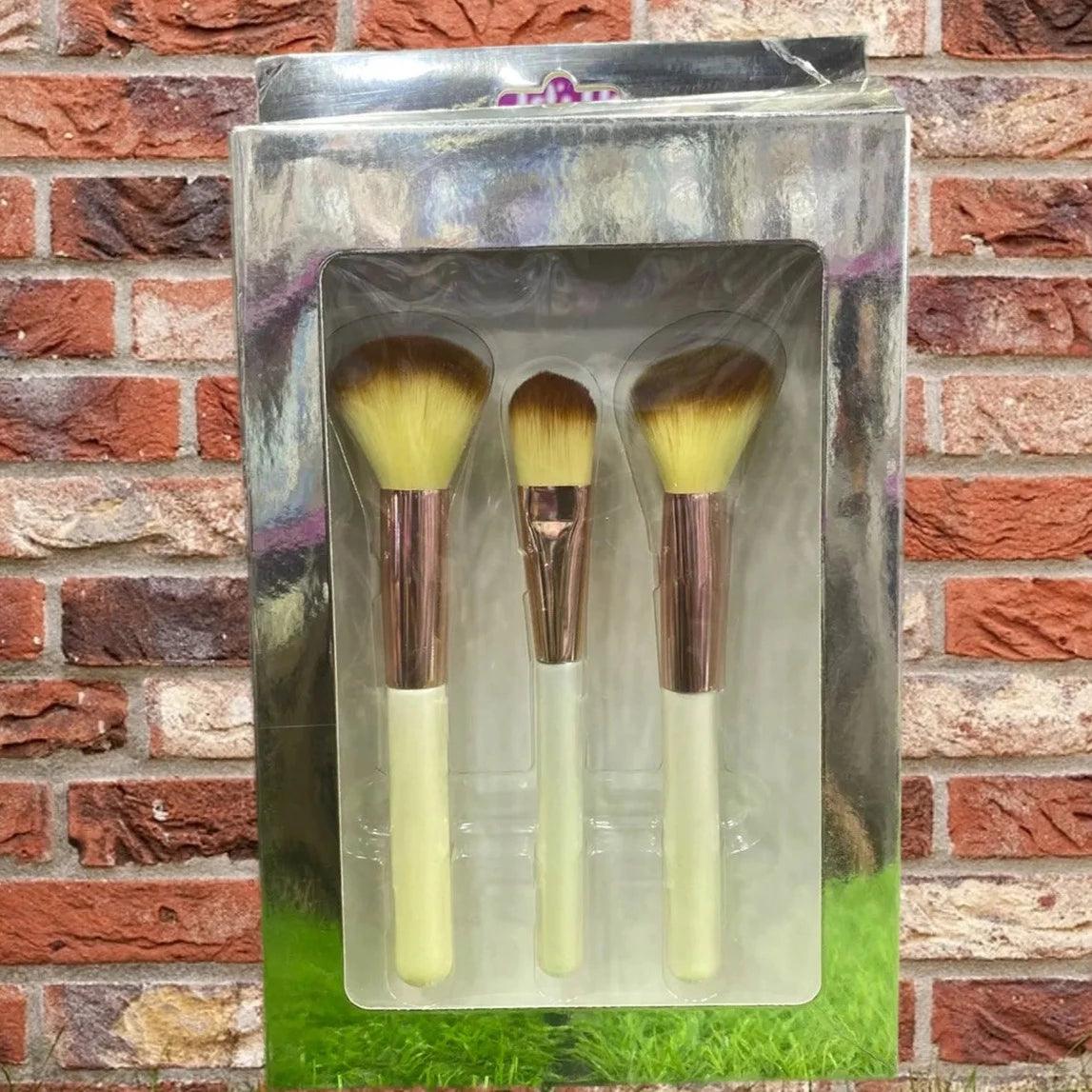 3 Pcs Soft Brush Set