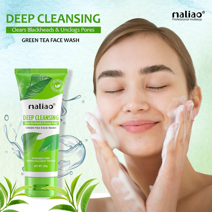 Maliao Deep Cleansing Green Tea Face Wash -130g