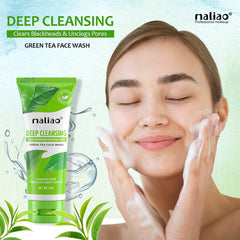 Maliao Deep Cleansing Green Tea Face Wash -130g