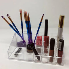 4 Compartments Makeup Lipstick Storage Container