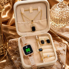 Luxury Women's Jewelry & Touch Watch Gift Set – Each