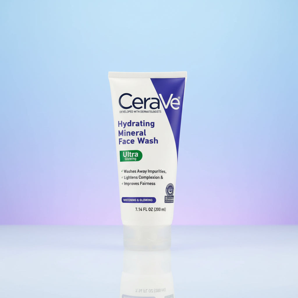 CeraVe Hydrating Mineral Face Wash Ultra Glowing - 200ml