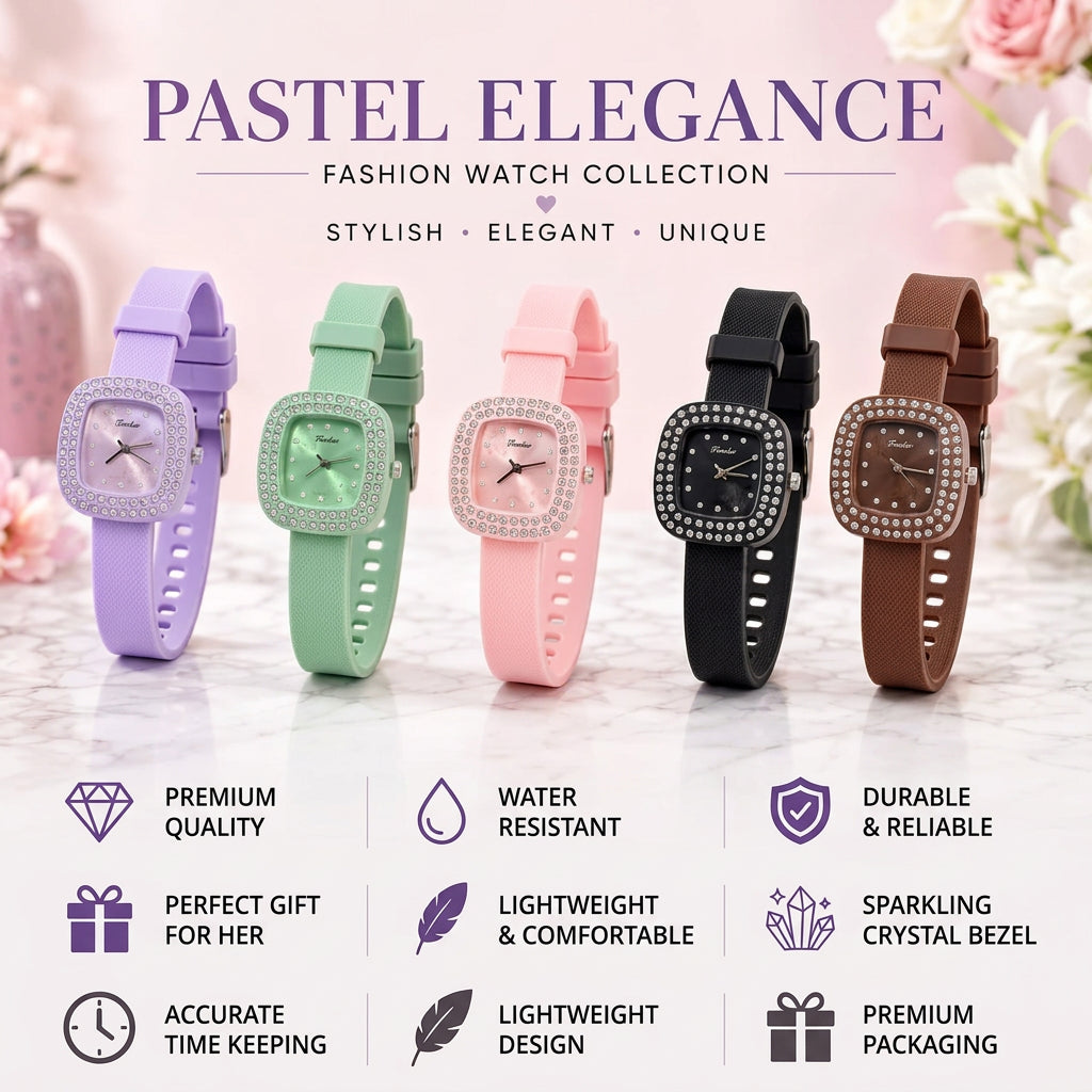 FOROLAR Ladies Fancy Strap Collection Watch
