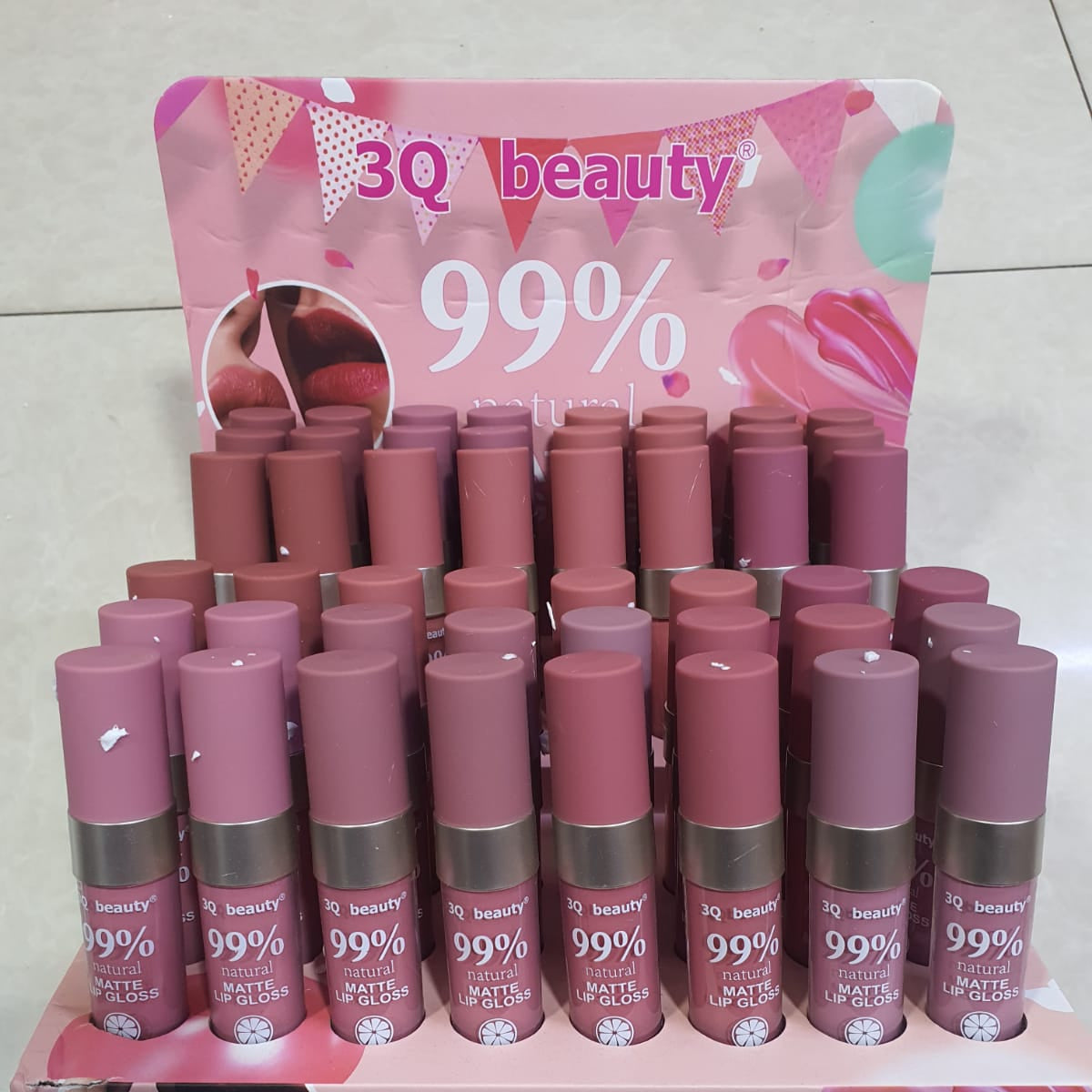 3Q Beauty 99% Matte Lip Gloss