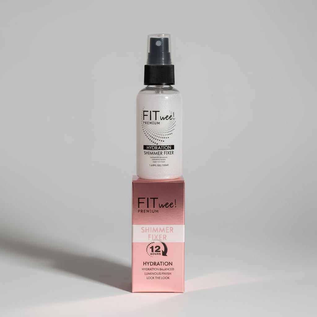 Fit Wee! Premium Hydration Shimmer Pearl White Makeup Setting Spray- 50ml