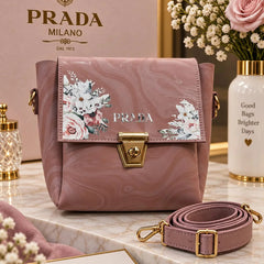Prada Floral Crossbody Bag